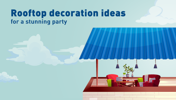 Rooftop decoration ideas for a stunning party